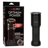 Optimum Power Ultimate Head Exciter Rotating Vibrating Masturbator - Black