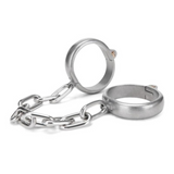 Prowler RED Heavy Duty Metal Handcuffs - Stainless Steel