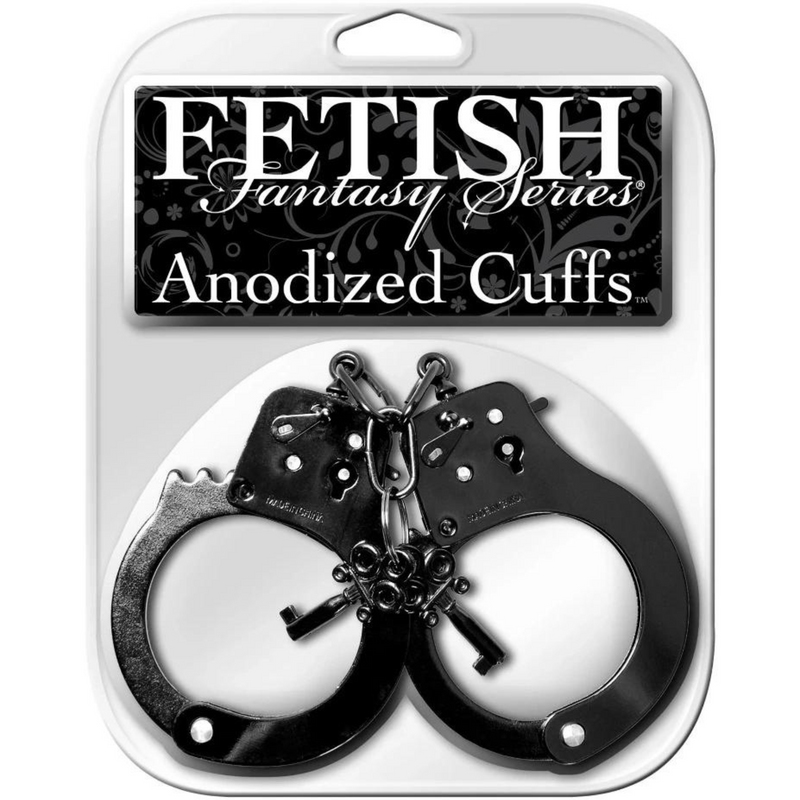Fetish Fantasy Series Anodized Cuffs Black
