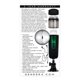 Gender X Message In A Bottle Rechargeable Thrusting Spinning Stroker