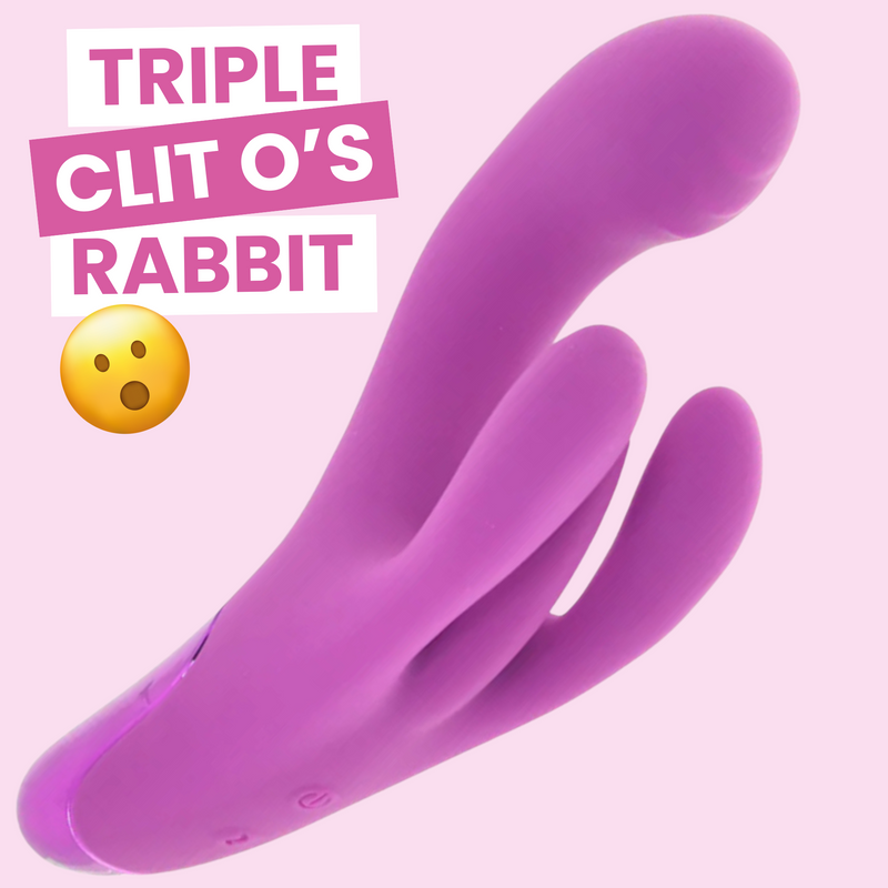 Bang! Triple Rabbit Silicone Vibrator
