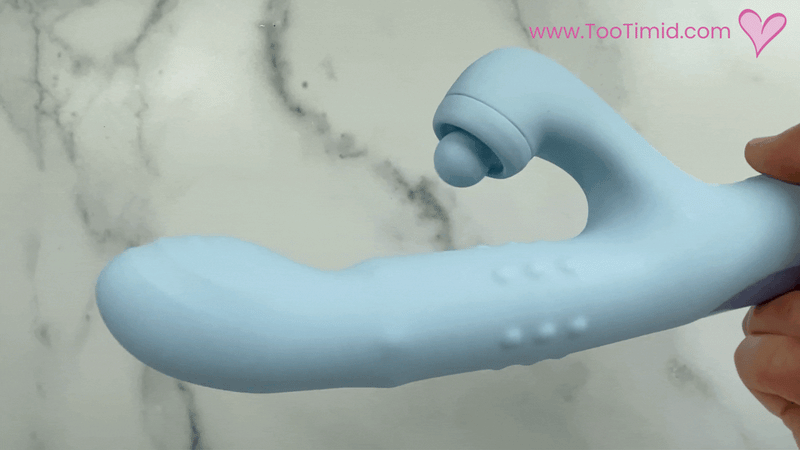 Blush Devin Rechargeable Silicone Rabbit Vibrator